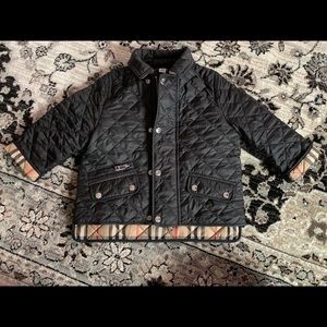 Authentic Burberry Toddler Quilted Jacket